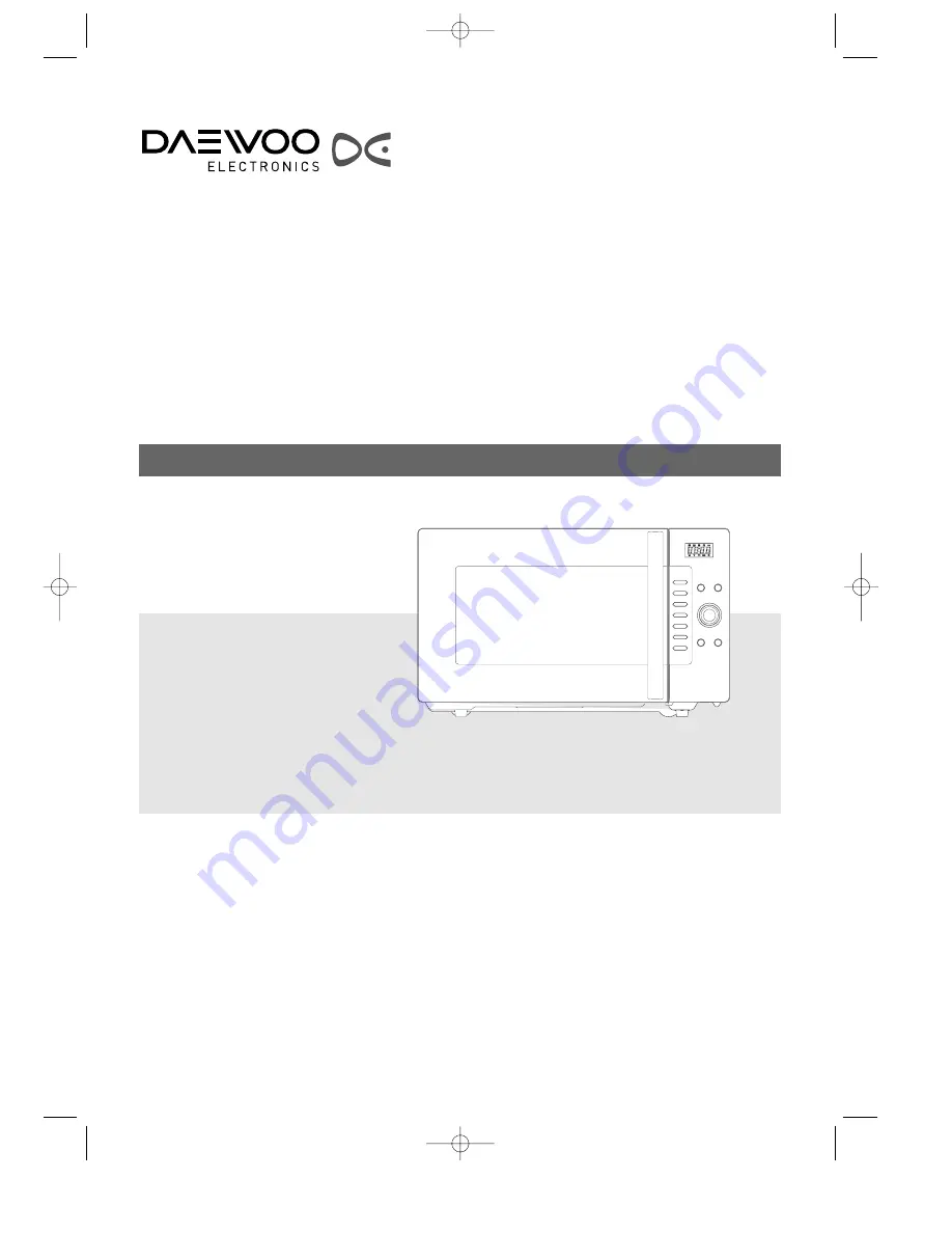 Daewoo KOC-9Q4T Owner'S Manual Download Page 2