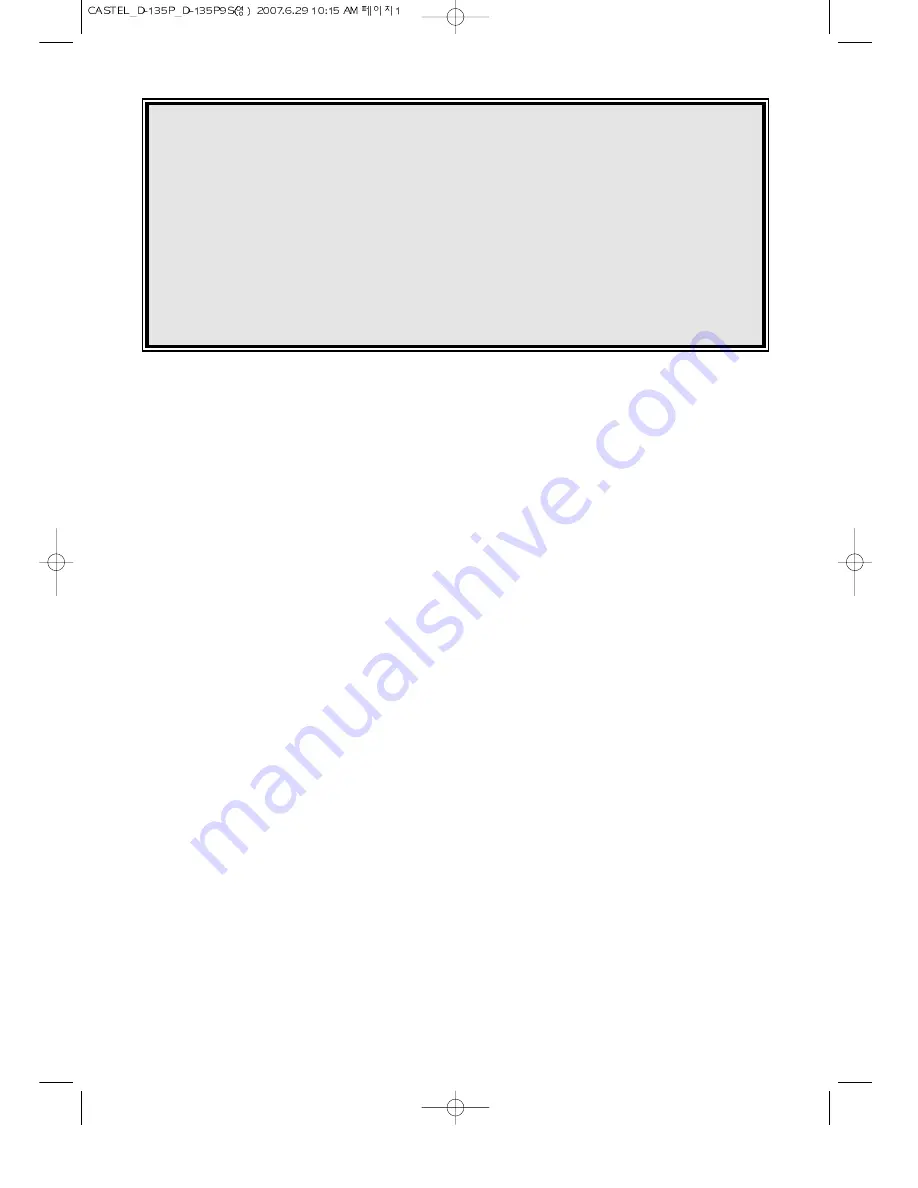 Daewoo KOD-135P Operating Instructions Manual Download Page 2