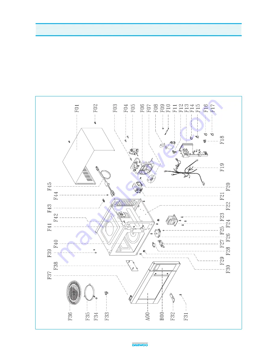 Daewoo KOG-164H Service Manual Download Page 31