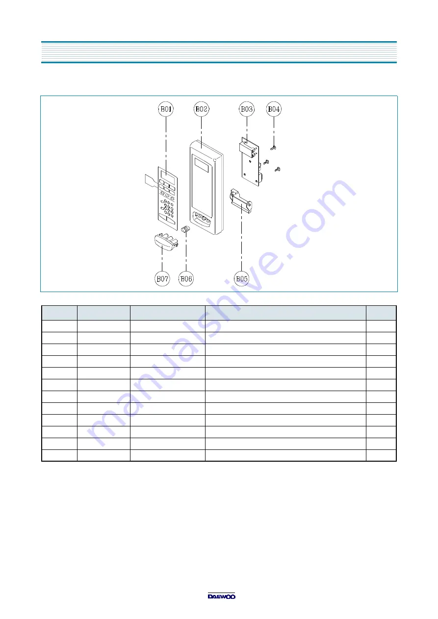 Daewoo KOR-131G0A Service Manual Download Page 17