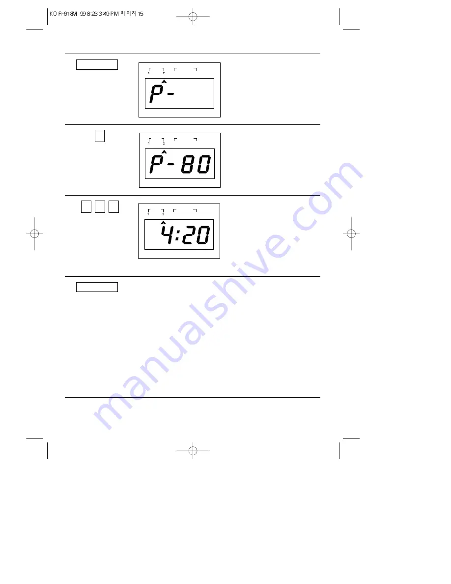 Daewoo KOR-618M Operating Instructions Manual Download Page 14