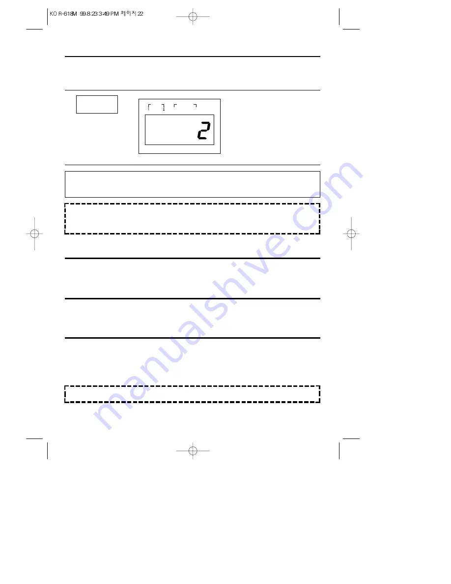 Daewoo KOR-618M Operating Instructions Manual Download Page 21