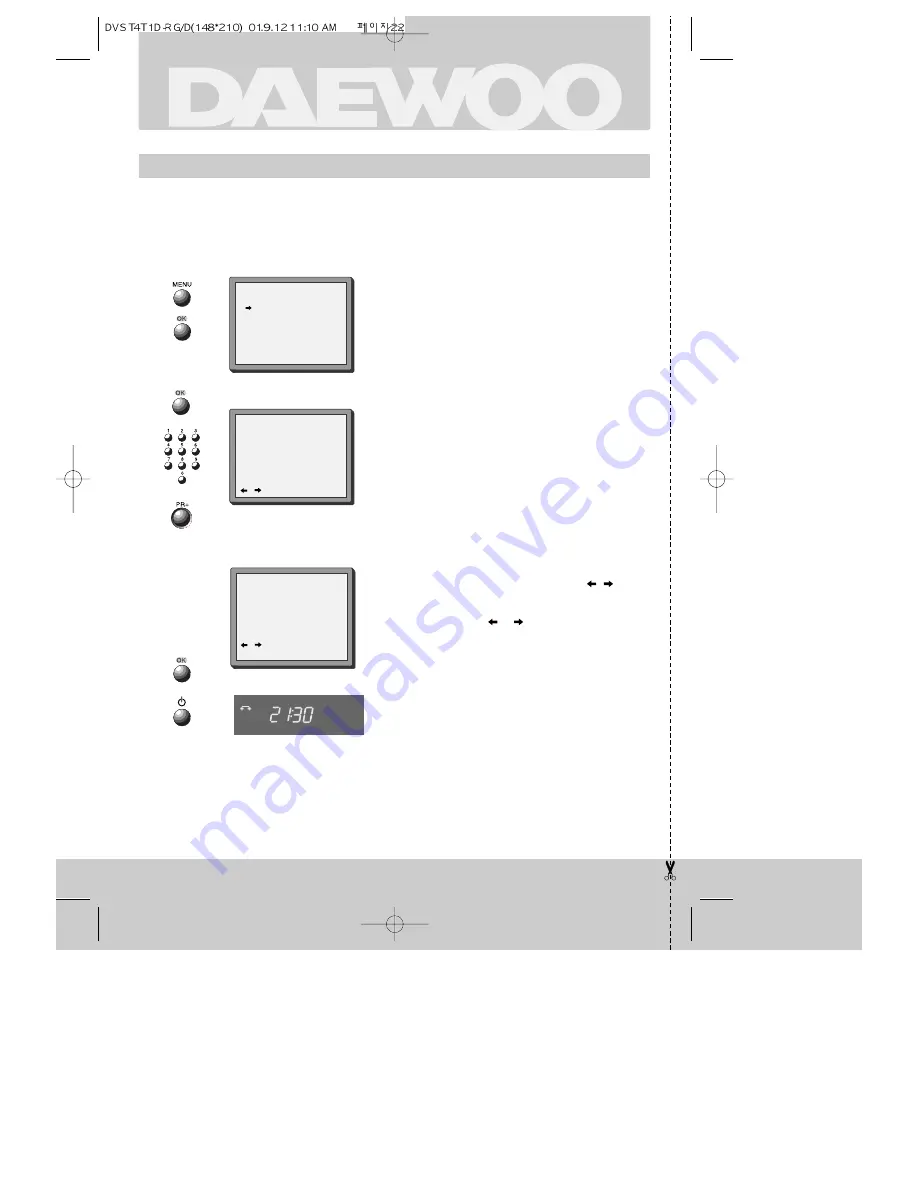 Daewoo ST200D Instruction Manual Download Page 23