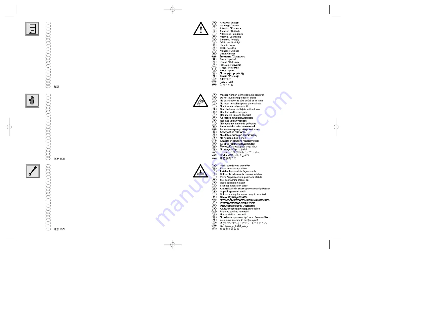 Dahle 6533 Operating Instructions Manual Download Page 3