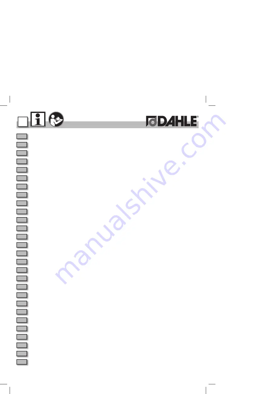 Dahle BSM 210 Instructions Manual Download Page 3