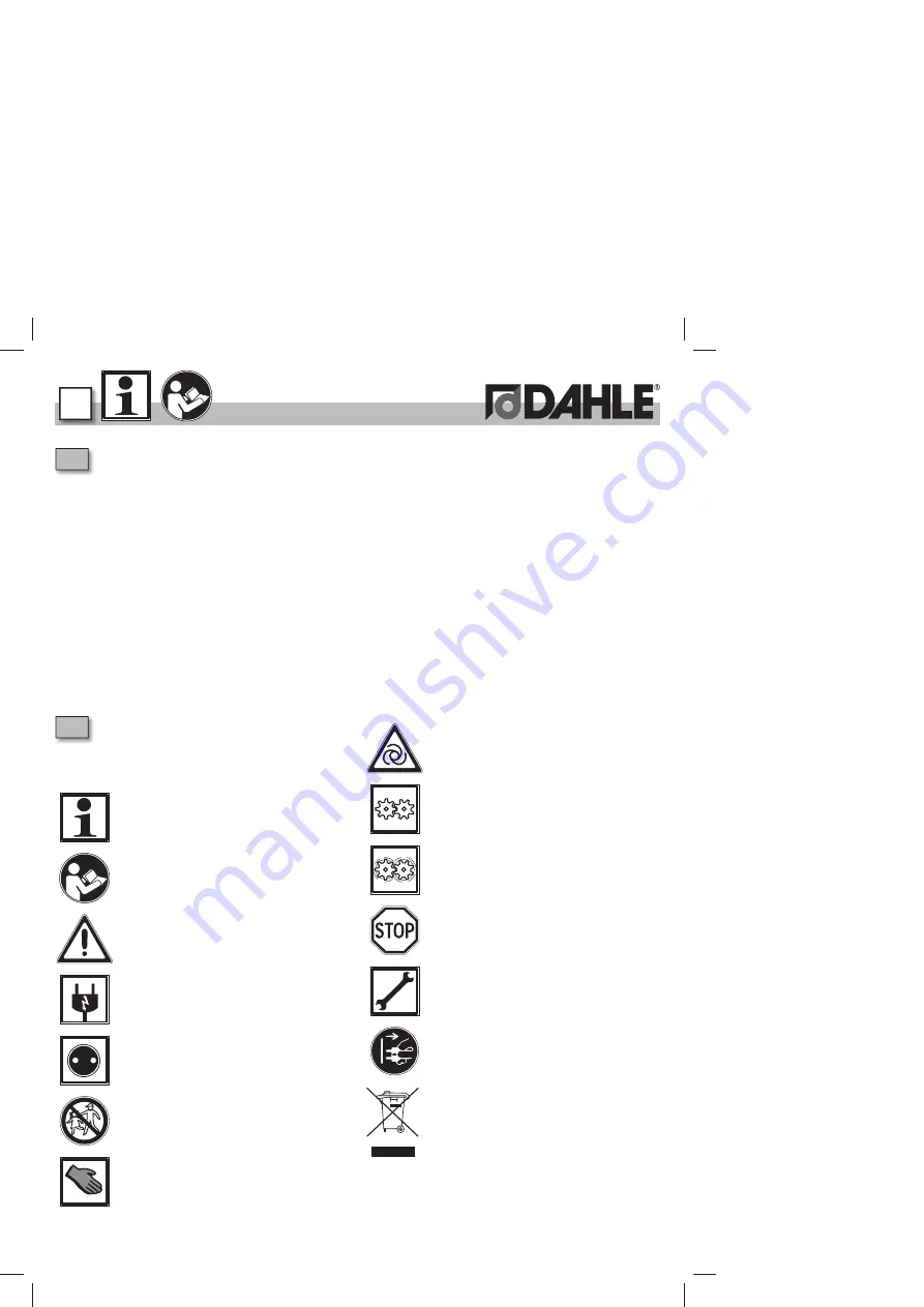 Dahle BSM 210 Instructions Manual Download Page 33