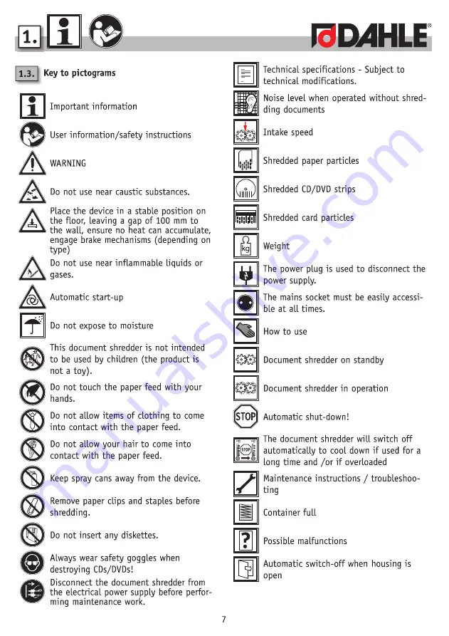 Dahle PaperSAFE Скачать руководство пользователя страница 3