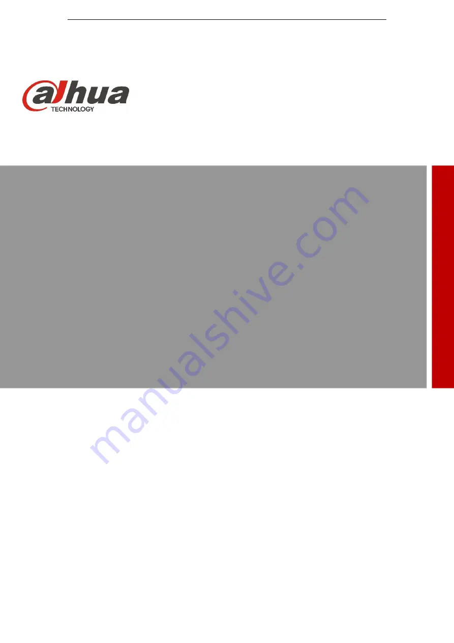 Dahua 3000 Series User Manual Download Page 1