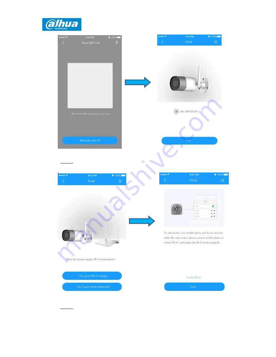 Dahua DH-IPC-GX6 Quick Start Manual Download Page 7