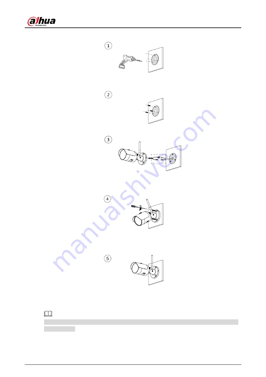 Dahua DH-IPC-HFW2X-W Quick Start Manual Download Page 16