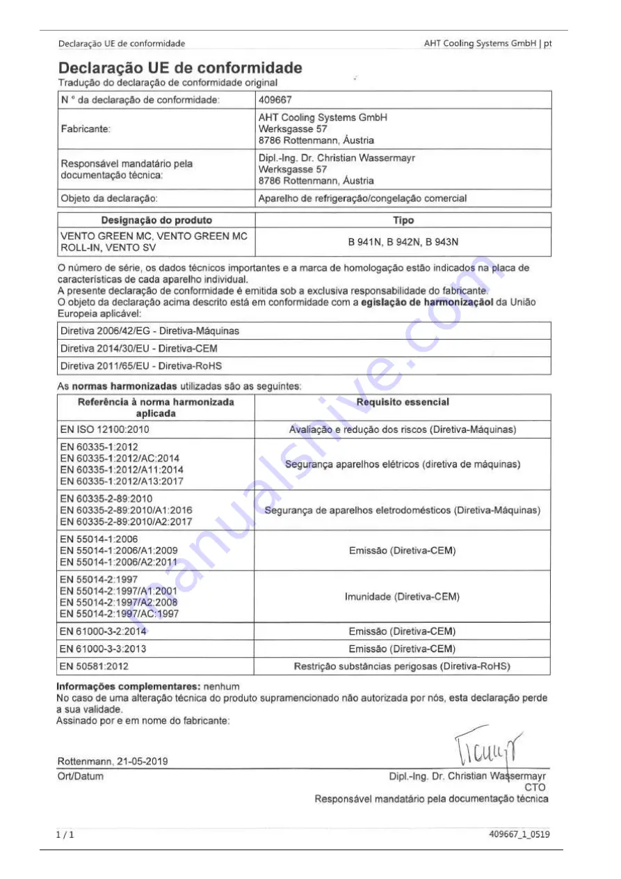 Daikin AHT VENTO GREEN MC Operating Instructions Manual Download Page 130