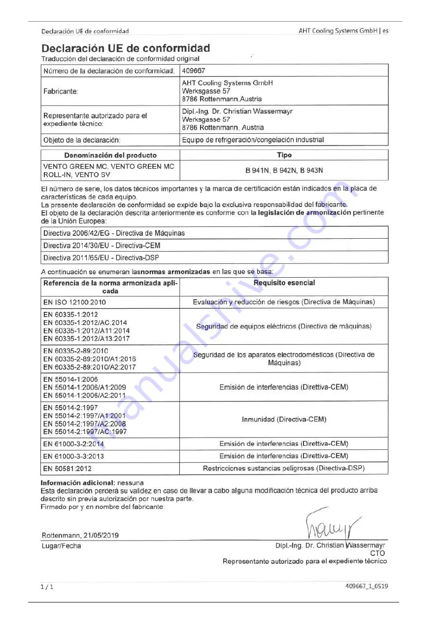 Daikin AHT VENTO GREEN MC Operating Instructions Manual Download Page 156