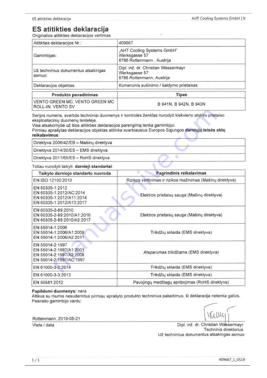 Daikin AHT VENTO GREEN MC Operating Instructions Manual Download Page 359