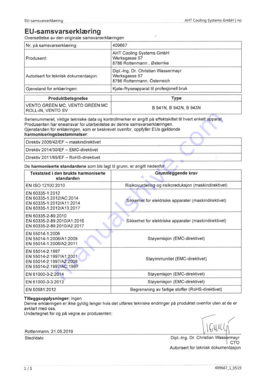 Daikin AHT VENTO GREEN MC Скачать руководство пользователя страница 590