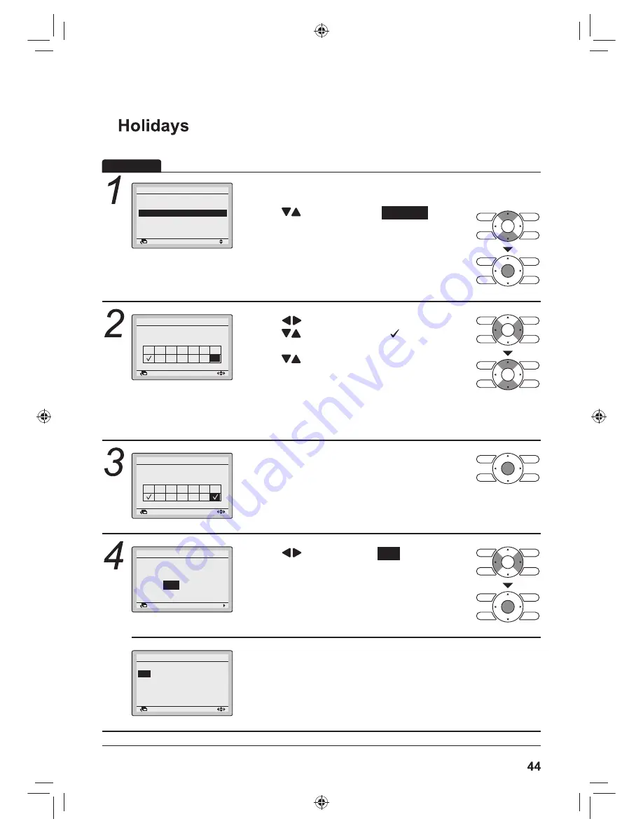 Daikin BRC1E62 Operation Manual Download Page 45