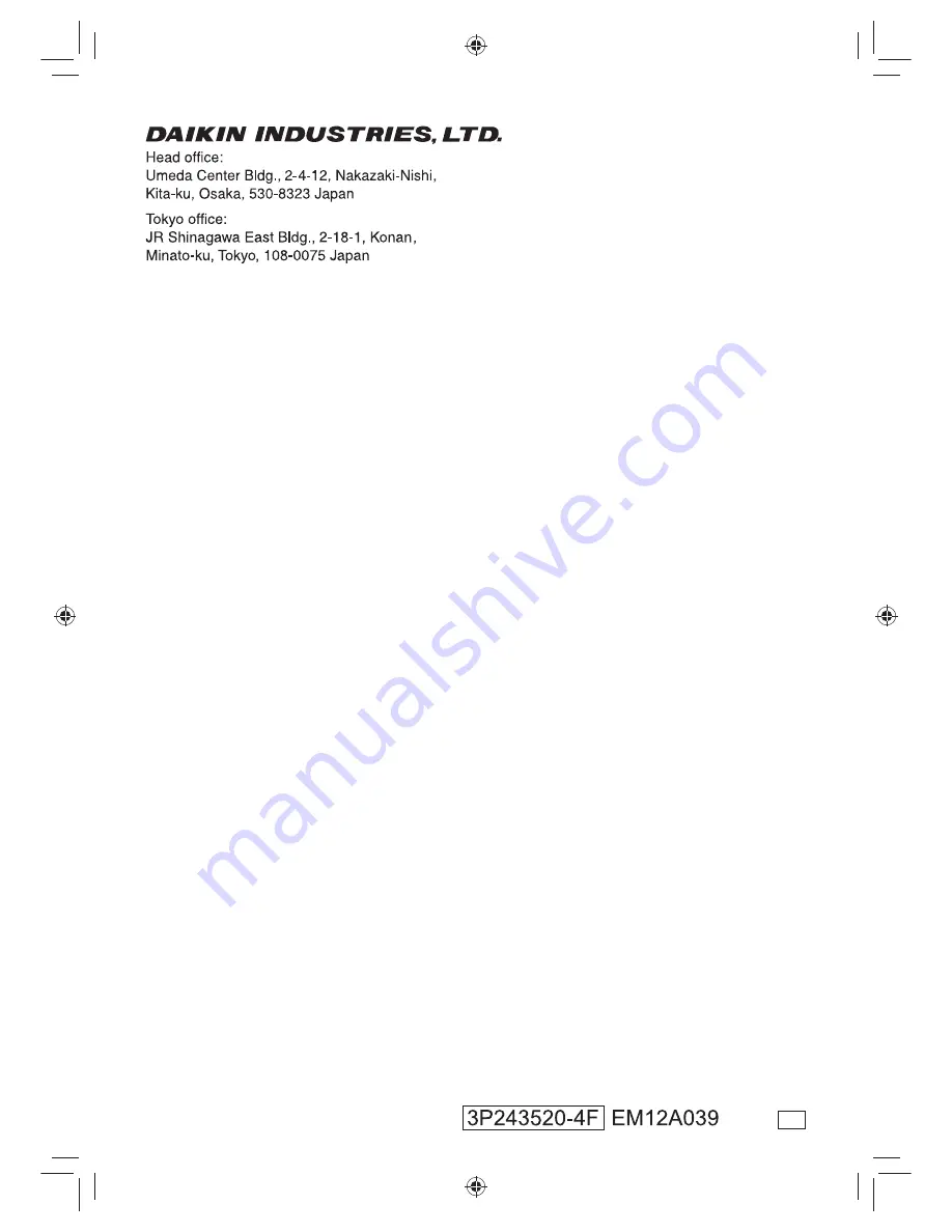 Daikin BRC1E62 Operation Manual Download Page 64