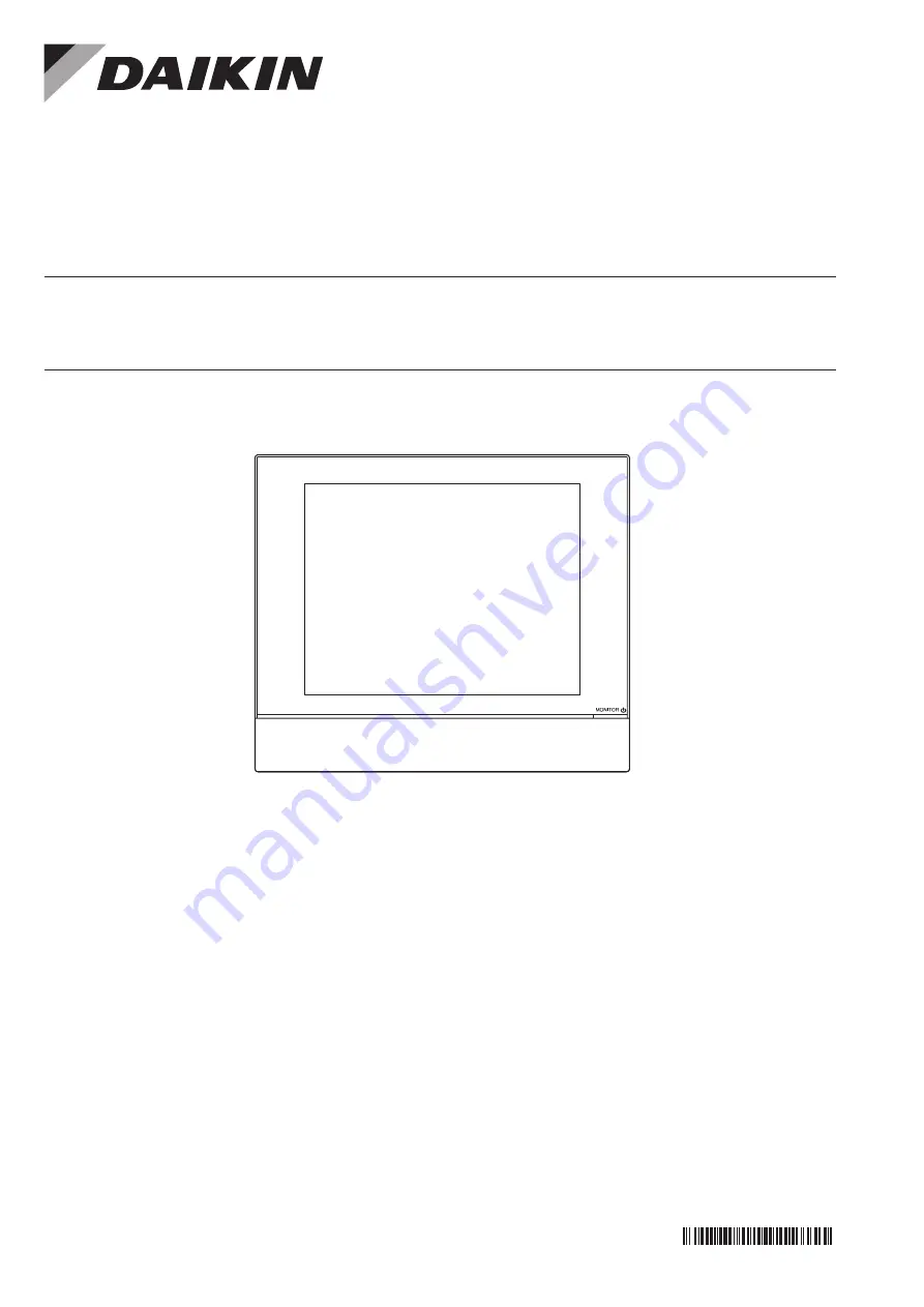 Daikin DCM601B51 Installation Manual Download Page 1