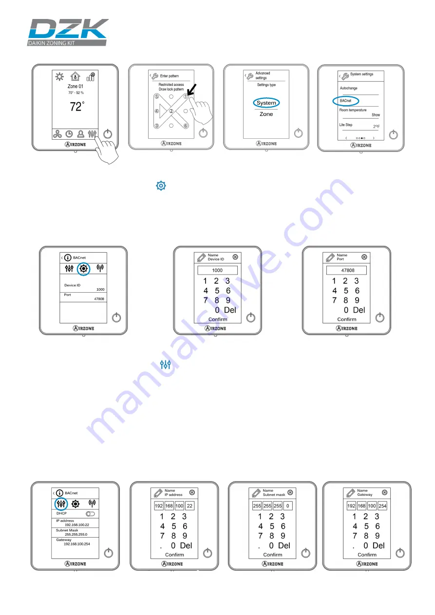 Daikin DZK Series Installation Manual Download Page 22