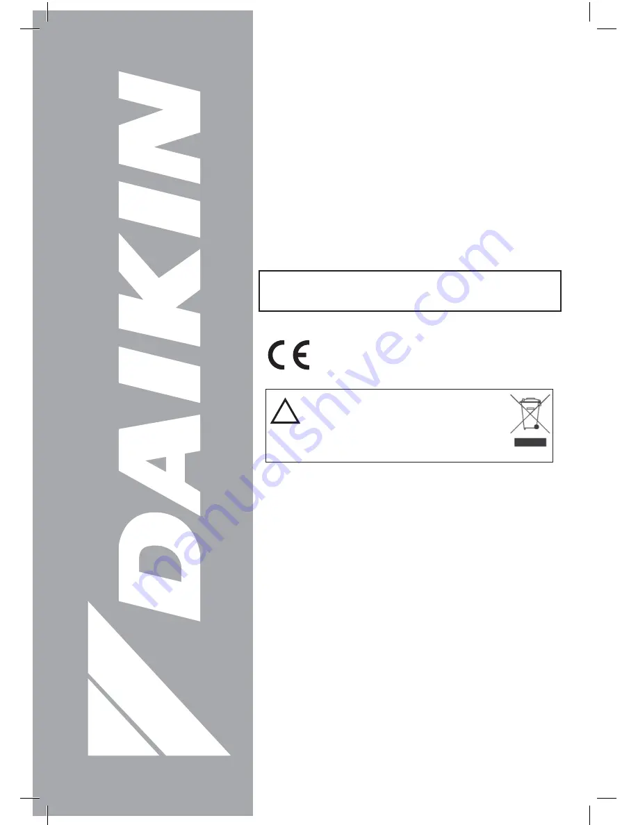 Daikin EK2MV2B10C5 Скачать руководство пользователя страница 5