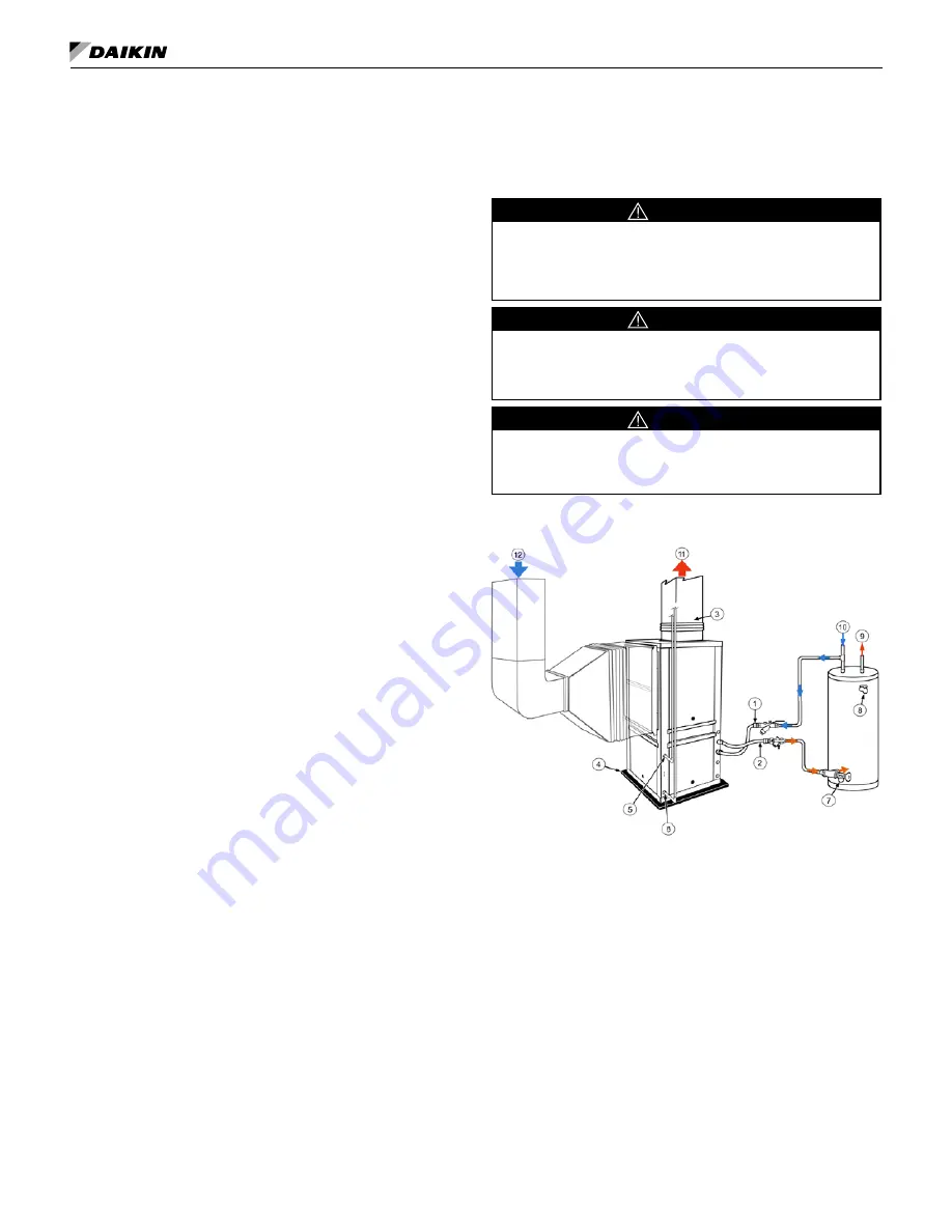 Daikin Enfinity VFC Installation And Maintenance Manual Download Page 32