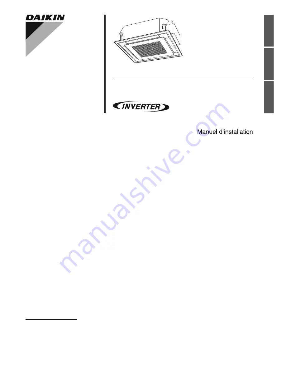 Daikin FFQ09Q2VJU Скачать руководство пользователя страница 1