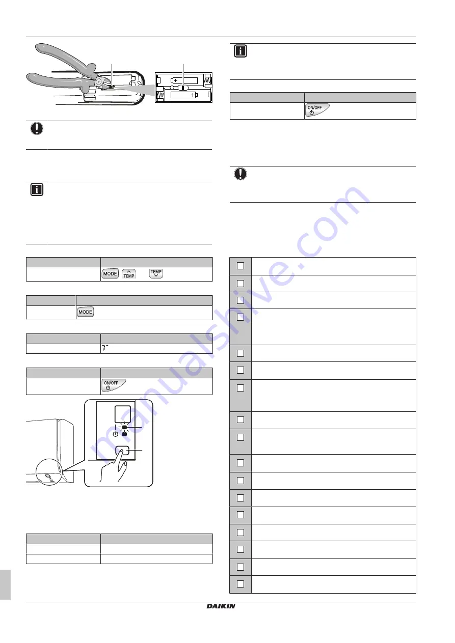 Daikin FTXF20E5V1B Installation Manual Download Page 14