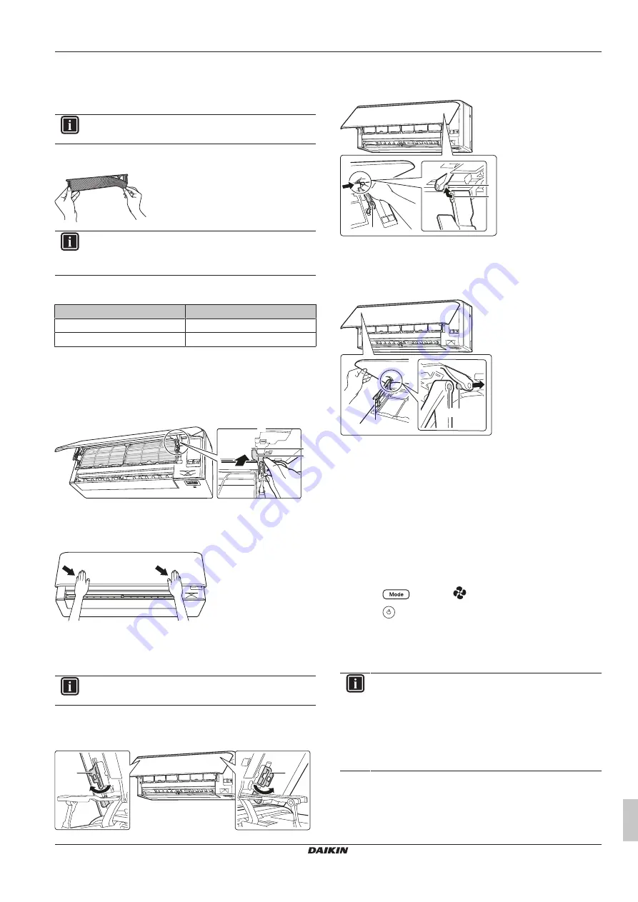 Daikin FTXTA30B2V1BB Operation Manual Download Page 17