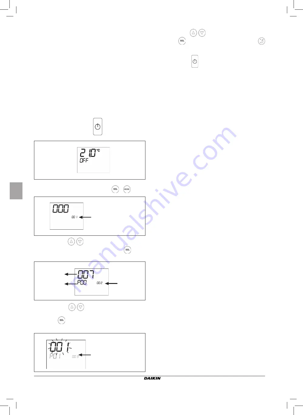 Daikin FWEC1 Installation And Operation Manual Download Page 6