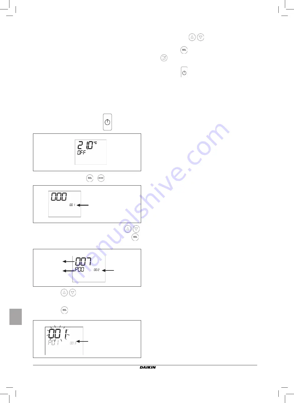 Daikin FWEC1 Installation And Operation Manual Download Page 76