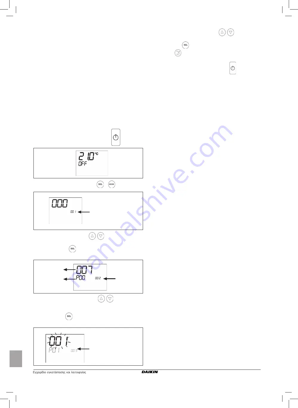 Daikin FWEC1 Installation And Operation Manual Download Page 96