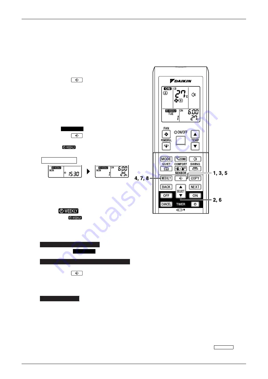 Daikin G-Series Service Manual Download Page 91