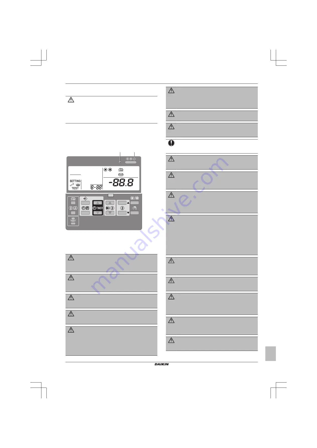 Daikin SEHVX-BAW Installer And User Manual Download Page 61