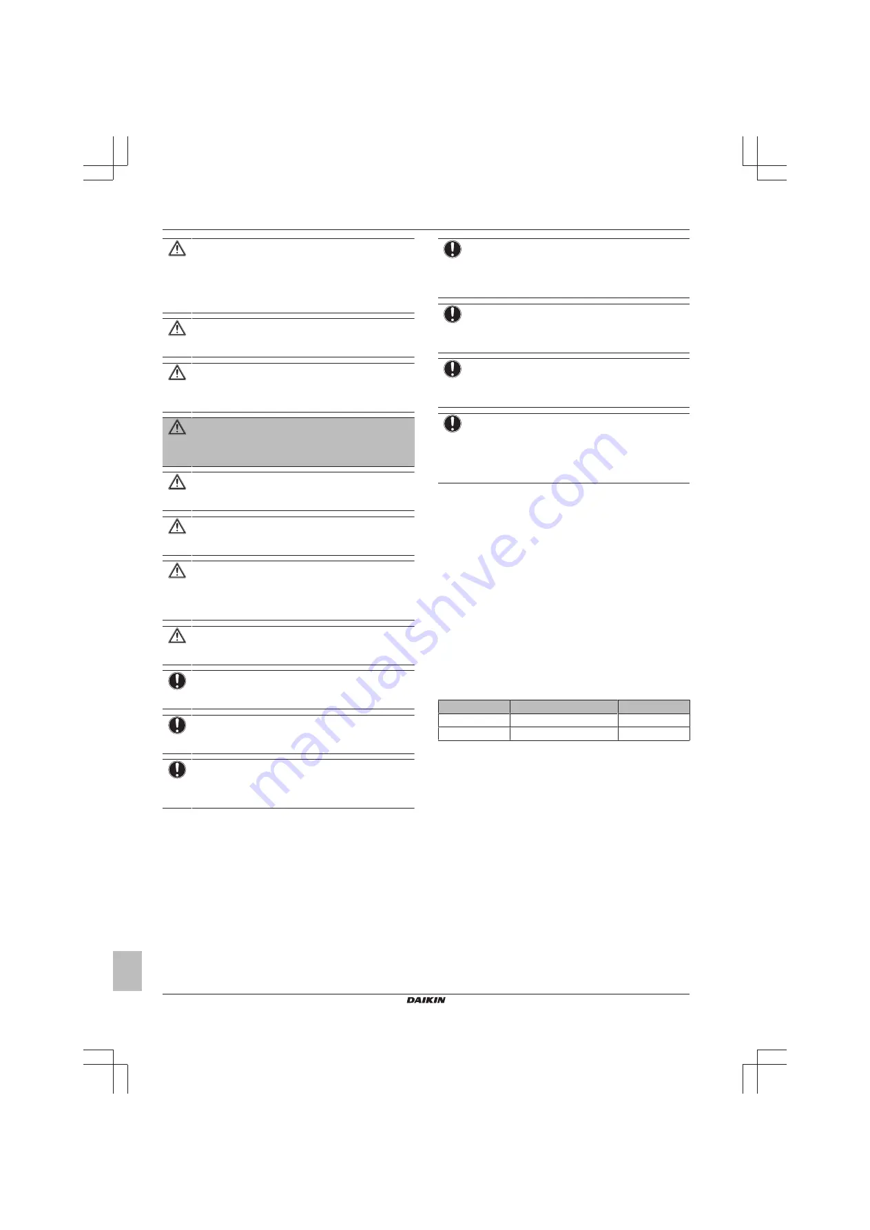 Daikin SEHVX-BAW Installer And User Manual Download Page 62