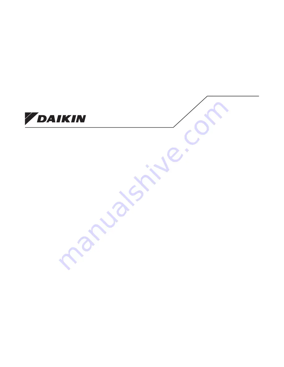 Daikin Trailblazer AGZ030-101E Installation, Operation And Maintenance Manual Download Page 124