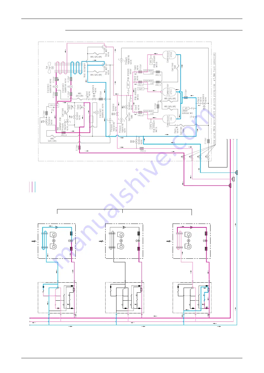 Daikin VRV II REYQ10MY1B Service Manual Download Page 64