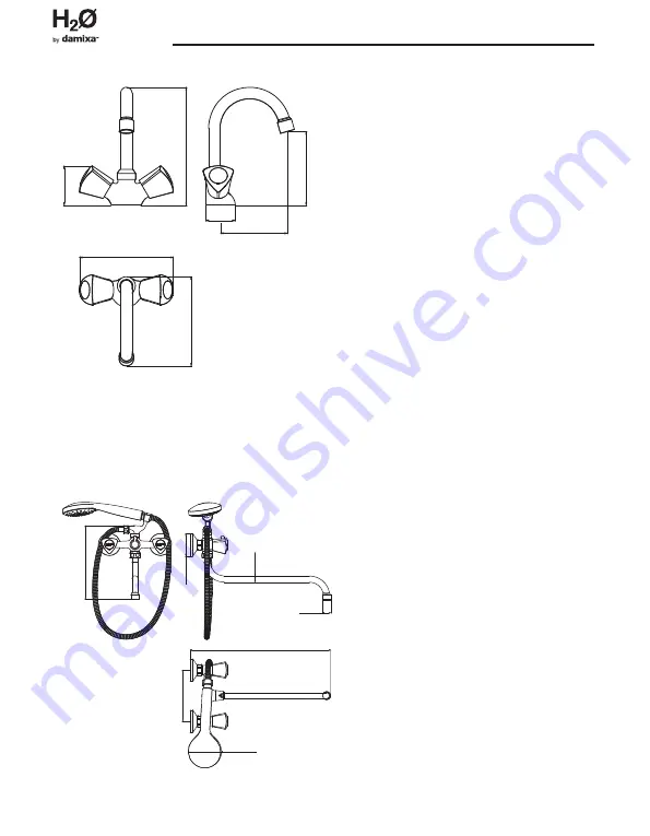 damixa H2O OBJECT HFON00000 Installation Manual Download Page 4