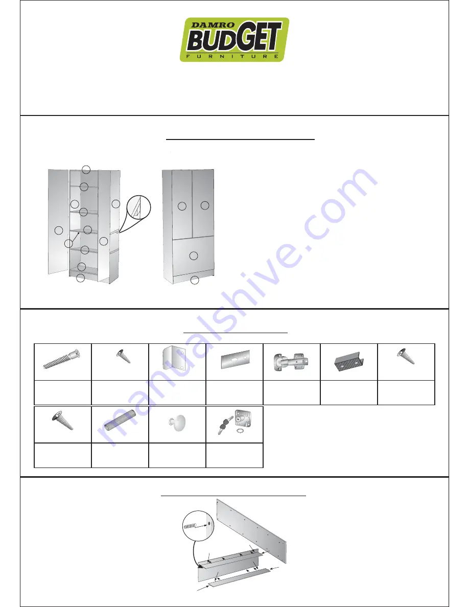 Damro BKOC - 004 Assembling Instruction Manual Download Page 1