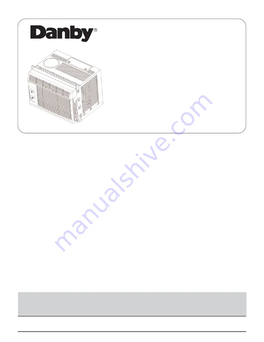 Danby DAC5110M Скачать руководство пользователя страница 1