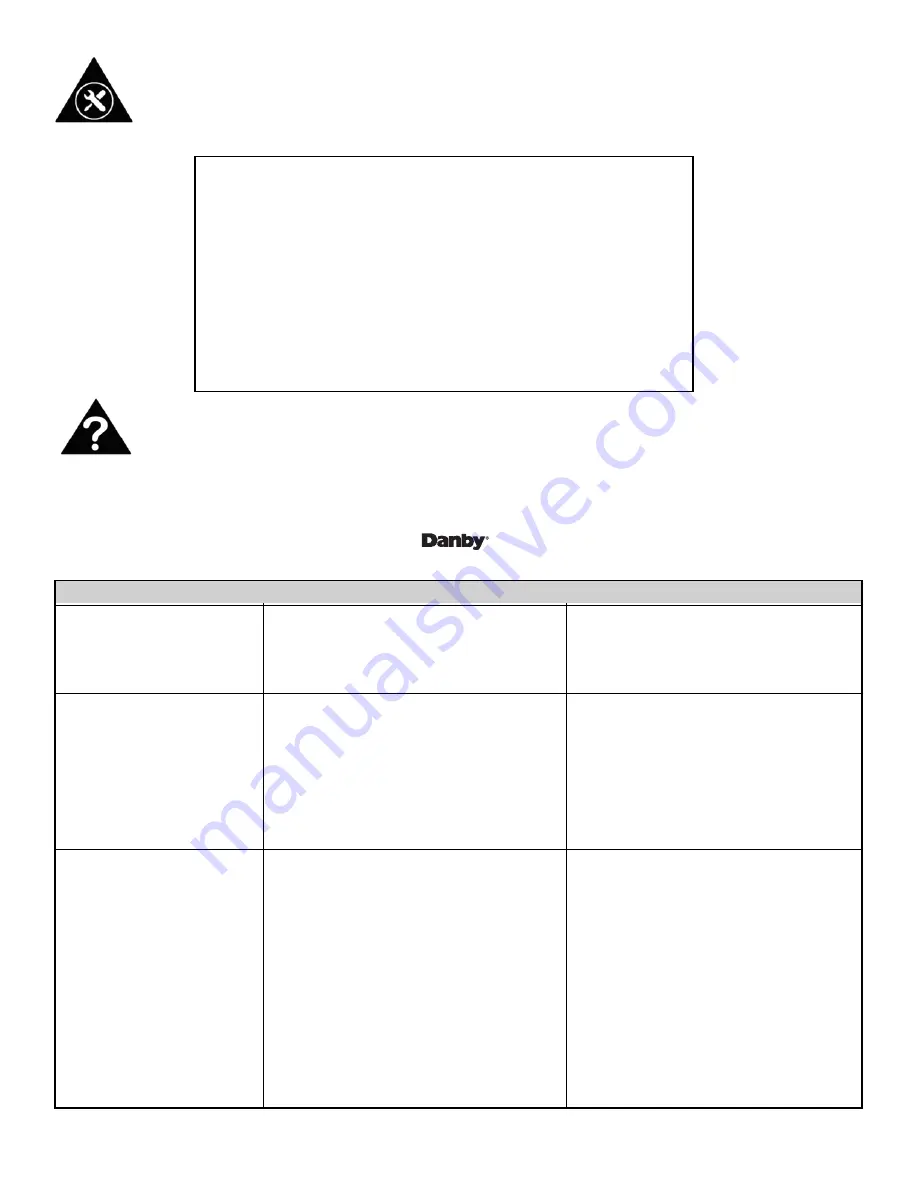 Danby DCF072A2XWDB1 Скачать руководство пользователя страница 22