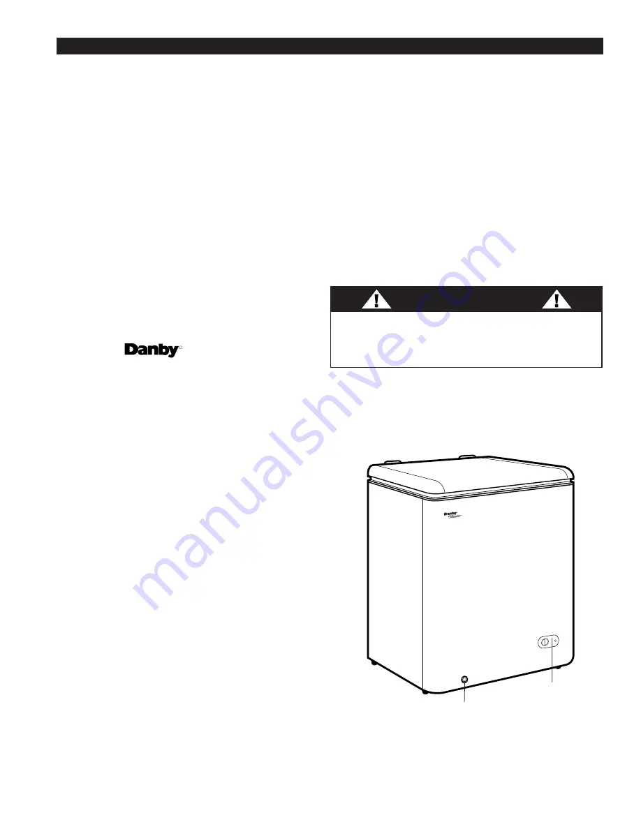 Danby DCF700 Owner'S Manual Download Page 5