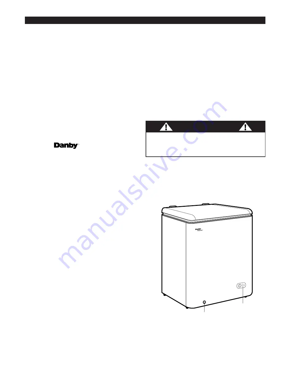 Danby DCF700 Owner'S Manual Download Page 10