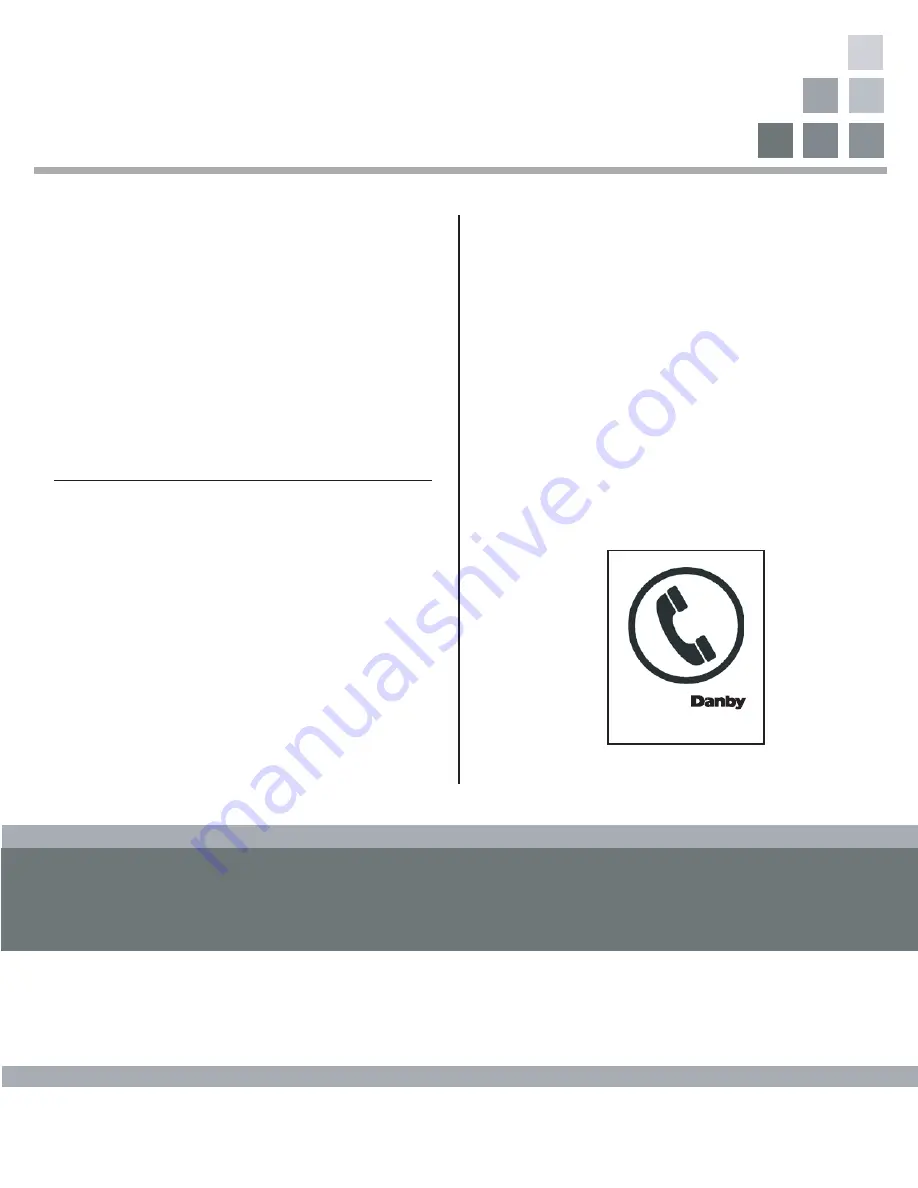 Danby DDR030BBCWDB Owner'S Use And Care Manual Download Page 40