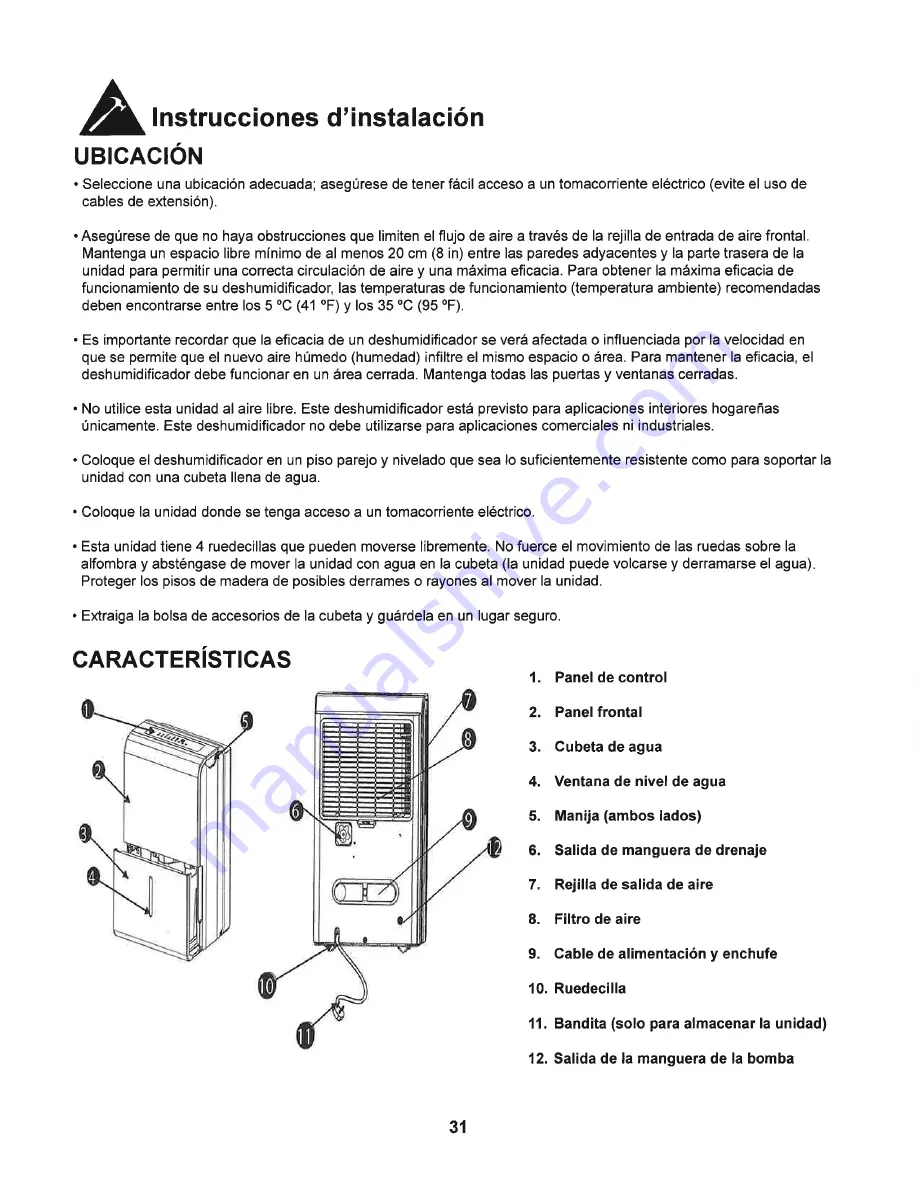 Danby Premiere DDR70B3PWP Owner'S Manual Download Page 37