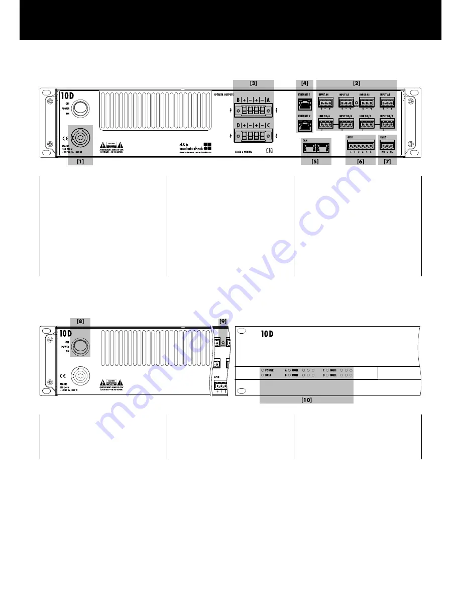 d&b audiotechnik 10D Скачать руководство пользователя страница 11