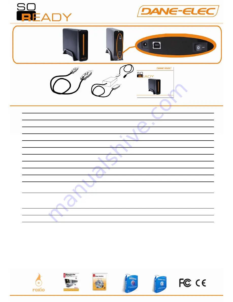 DANE-ELEC SO READY Secure Datasheet Download Page 2