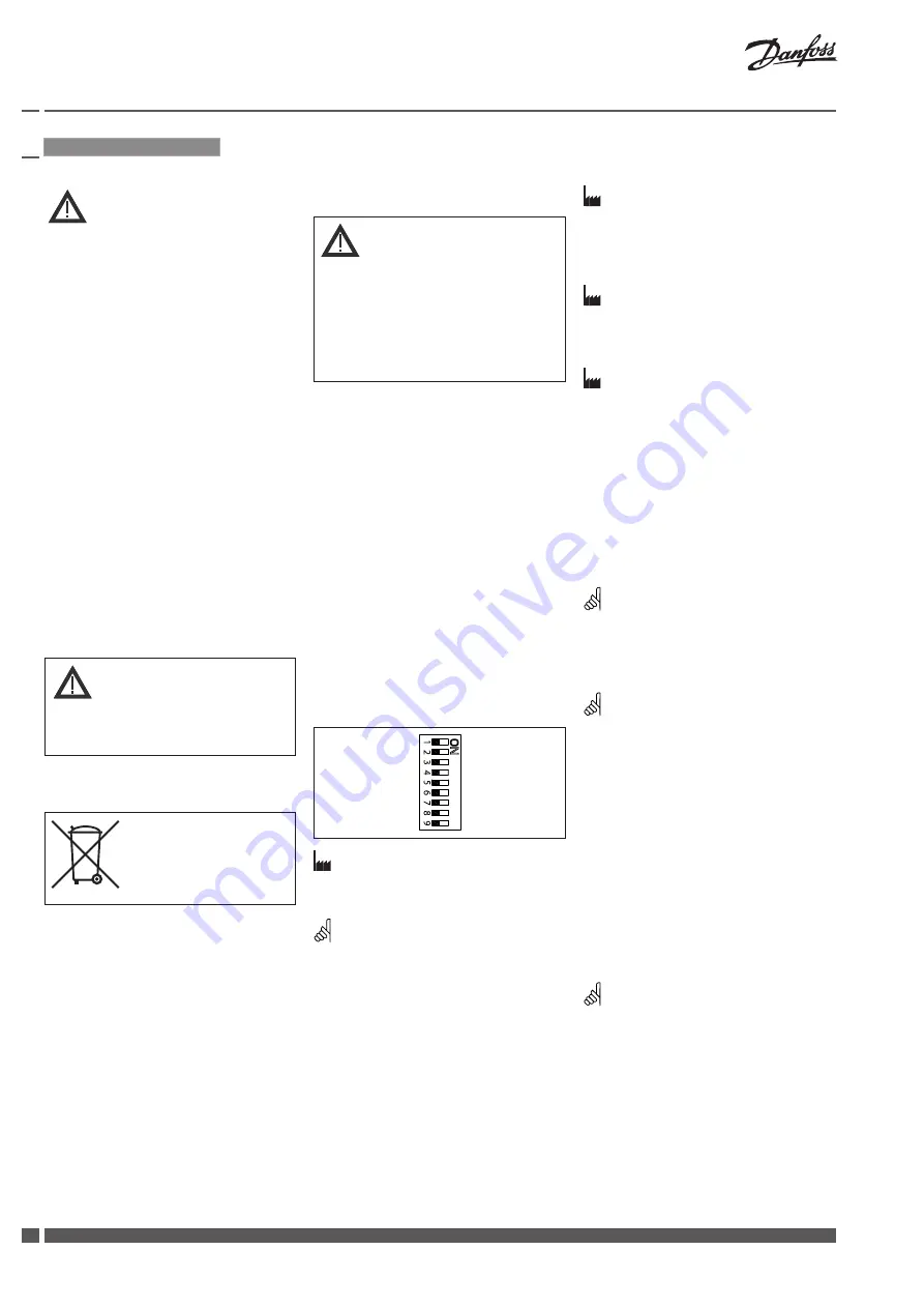 Danfoss AME 25 Installation Manual Download Page 20