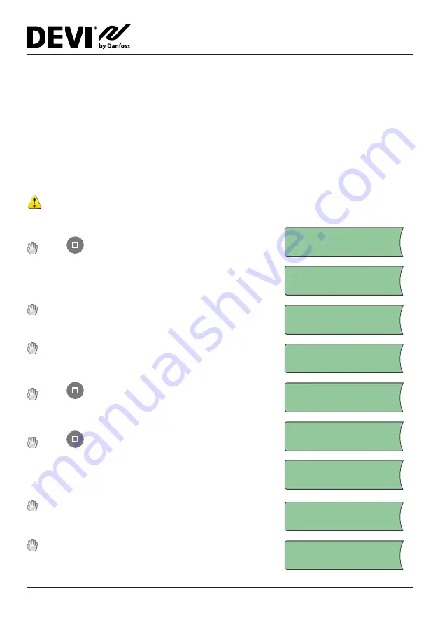 Danfoss DEVIreg 850 IV Installation Instruction Download Page 20