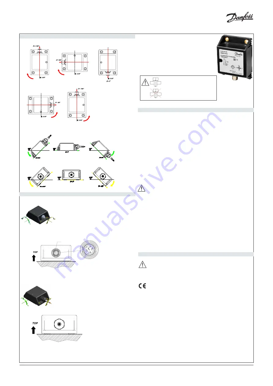 Danfoss DST X730 Installation Manual Download Page 2