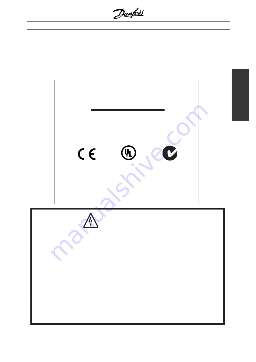 Danfoss VLT 5000 FLUX Operating Instructions Manual Download Page 3