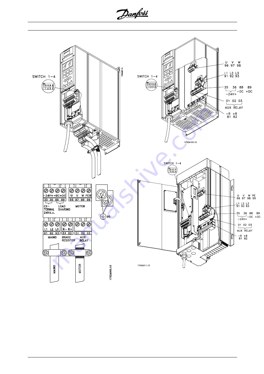 Danfoss VLT 5000 FLUX Скачать руководство пользователя страница 24